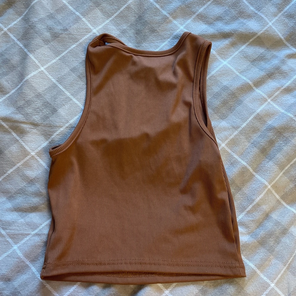 High neck tank top